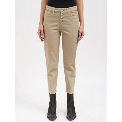 DONDUP 女士 SS26 长裤 KOONS GIOIELLO 宽松款