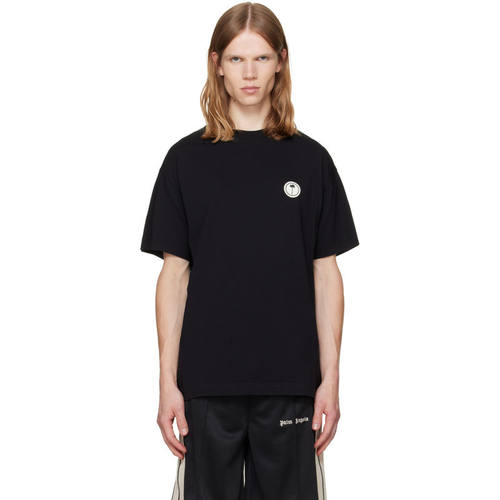 Palm Angels 棕榈天使 男士 T恤 黑色 Palm Tree Regular