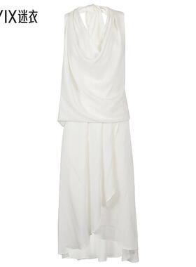 【春夏新品】Silk95five 女款SILK95FIVE 白色连衣裙 迷衣时尚