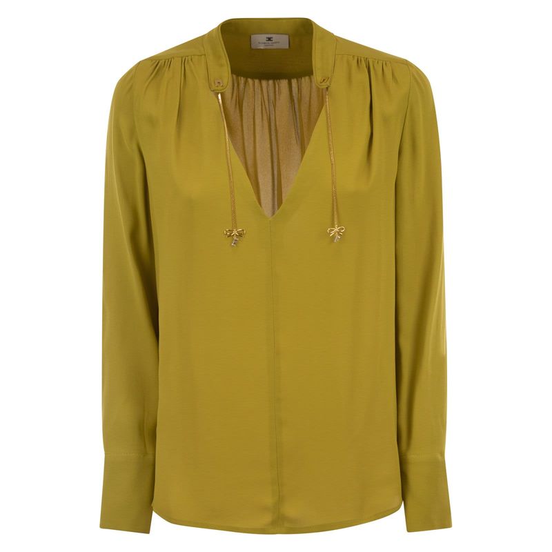 Elisabetta Franchi 女士 SS25 衬衫 镂空衬衫