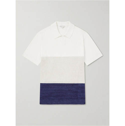 Onia 男士 FW26 POLO衫 亚麻,真丝棉混纺