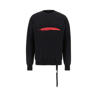 Ann Demeulemeester 女士 FW23 卫衣 黑色棉质运动衫