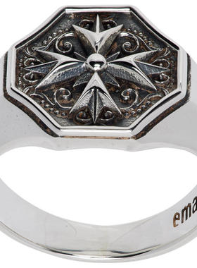 Emanuele Bicocchi 男士 戒指 Crest 图章戒指