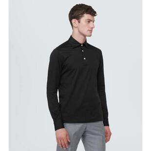 棉府绸 POLO衫 Kiton 男士