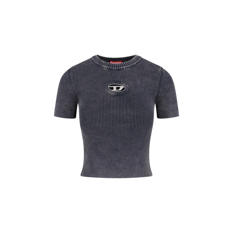 Diesel 女士 SS26 毛衣 M-Anchor-A-Ss 短袖套頭衫