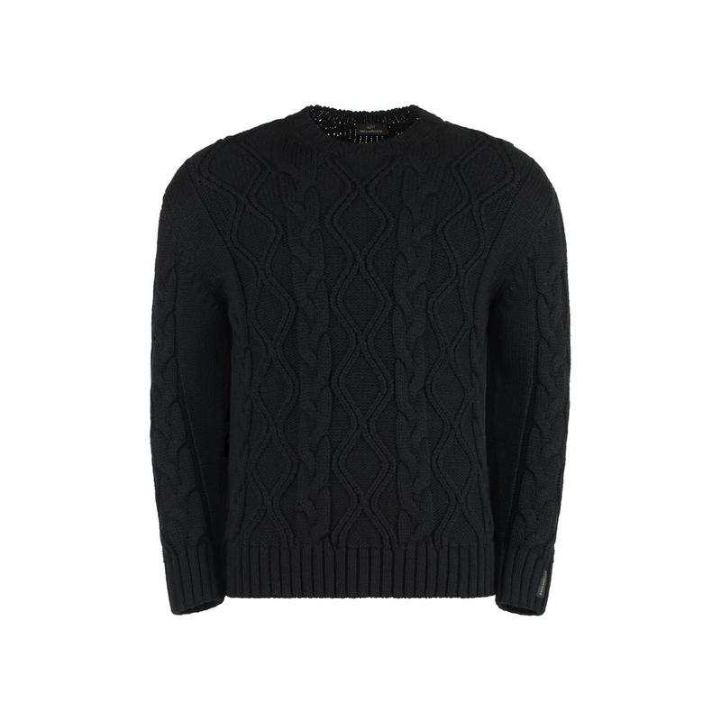 Paul  Shark 男士 FW24 毛衣 绞花针织毛衣