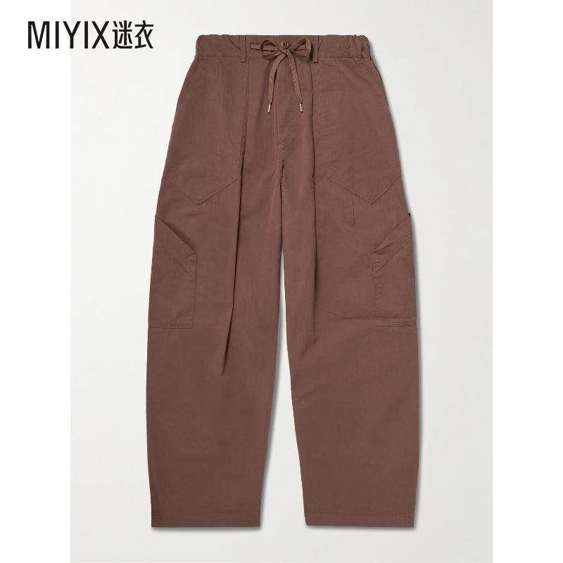 FrizmWORKS 男款Fatigue 折叠锥形棉混纺帆布工装裤子 迷衣时尚