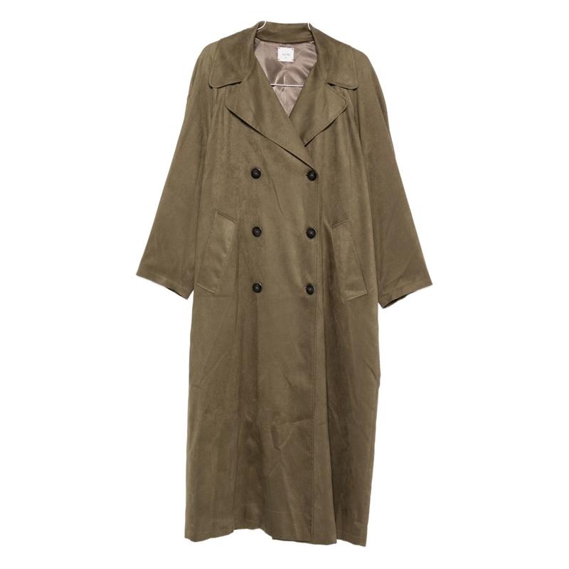 Alysi 女士 FW25 风衣 绿色外套