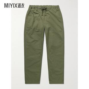 ORSLOW 男款New Yorker 直筒棉防撕裂抽绳裤子 迷衣时尚