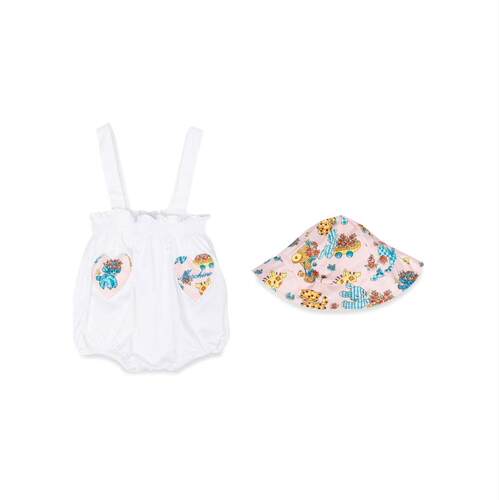 Moschino 莫斯奇诺 女童 SS22 服装 SHORT+HAT 童装