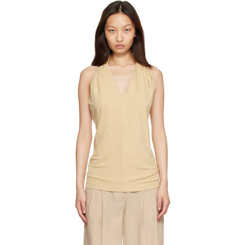 Totême 女士 背心 TOTEME 米色 Twisted Jersey 绕颈上装