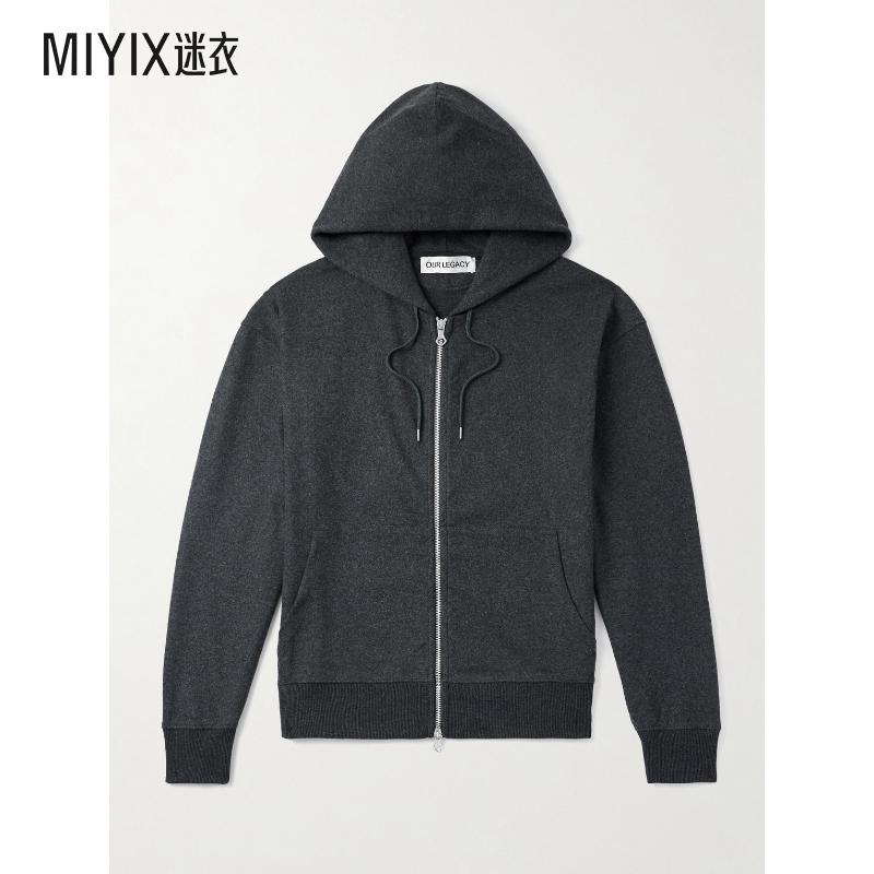 【秋冬新品】Our Legacy 男款Rascal 针织拉链连帽衫 迷衣时尚