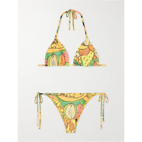 DONDE ESTEBAN 女士 FW26 比基尼 Frutas 印花三角