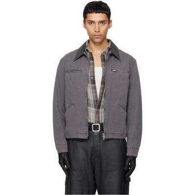 TONYWACK 男士 夹克 海军蓝 Garment Washed Zip Work
