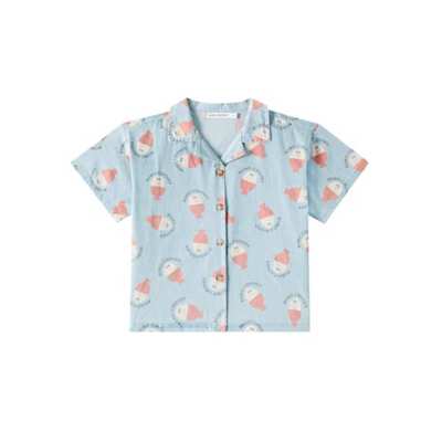 Bobo Choses 男童 上衣 Morning Egg 牛仔布衬衫童装