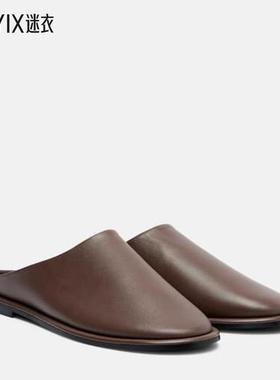 A EMERY 女款Spencer 皮质凉拖 迷衣时尚