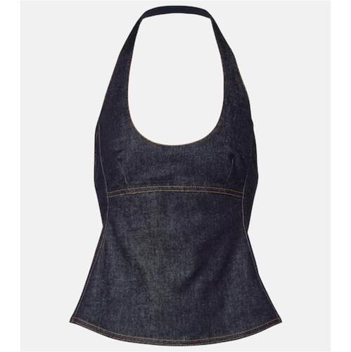 Jacquemus 雅克慕斯 女士 背心 Lavoir de-Nîmes 牛仔挂脖上衣