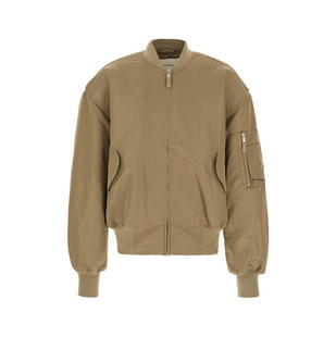 夹克 Entire SS25 男士 卡其色绿色尼龙带里衬短 Studios