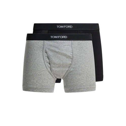 Tom Ford 汤姆·福特 男士 FW26 平角内裤 棉质带Logo四角裤
