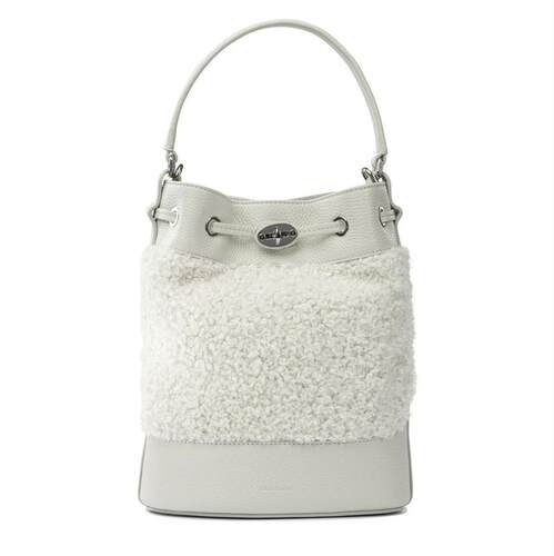 Zanellato 女士 FW25 托特包 泰迪毛皮小号 Monda Dolly 水桶包
