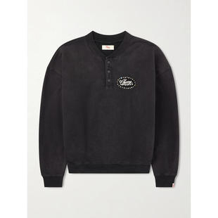 Cherry Los Angeles 男士 卫衣 Five 星星铆钉Logo刺绣棉针织卫衣