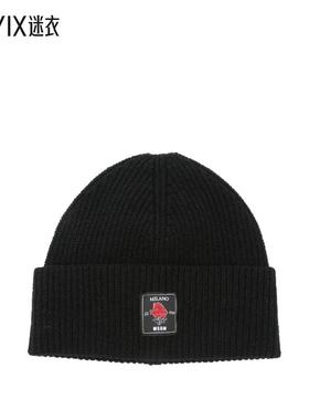 【早秋新品】MSGM 男款ROSE-PATCH 罗纹小便帽 迷衣时尚