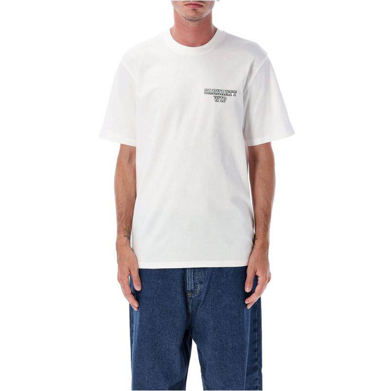 Carhartt WIP 卡哈特 男士 FW25 T恤 Carhartt WIP 校友标志 T 恤