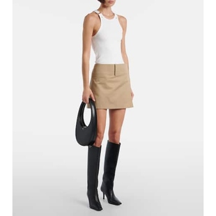 女款 Courrèges 搭扣罗纹针织棉质背心上衣 迷衣时尚