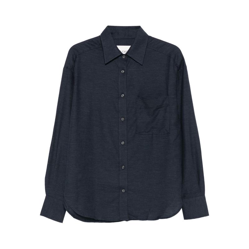 Closed 女士 FW25 衬衫 蓝色衬衫