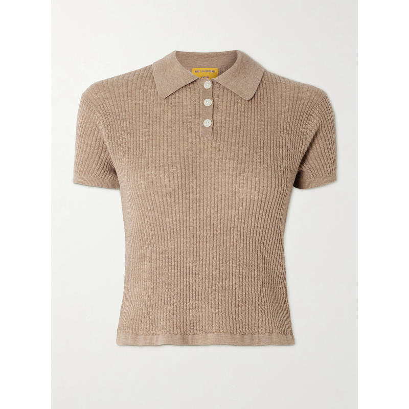 Guest In Residence 女士 秋冬新品 毛衣 罗纹羊绒Polo毛衣