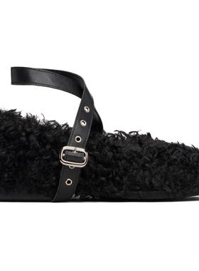 Epingler 女士 芭蕾鞋 黑色 Strap Toe 芭蕾鞋