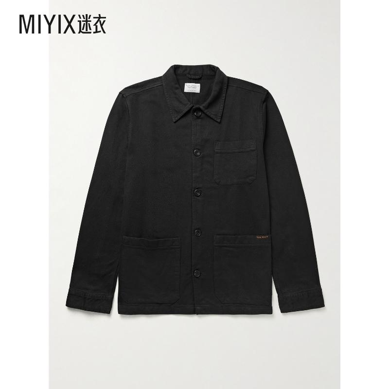 Nudie Jeans 男士Barney 有机棉质斜纹布夹克 迷衣时尚