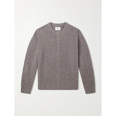 NN.07 男士 SS26 开衫 6683 碧玉羊毛混纺针织开衫