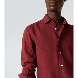 亚麻衬衫 Fedeli Nick 衬衫 男士