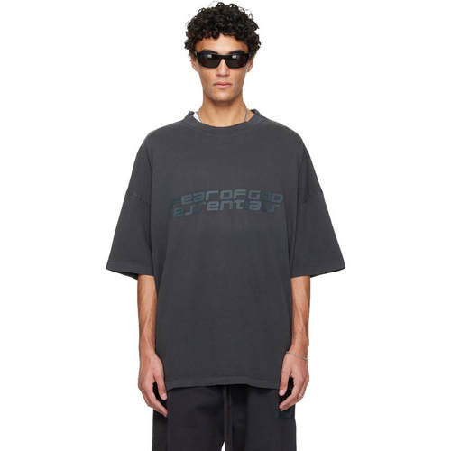 Essentials 男士 T恤 灰色 Holiday 系列 Fear Of God 90s