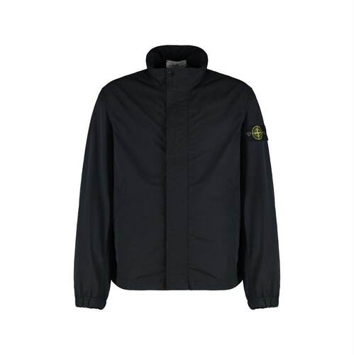 Stone Island石头岛男士经典Micro Twill微斜纹立领机能夹克外套