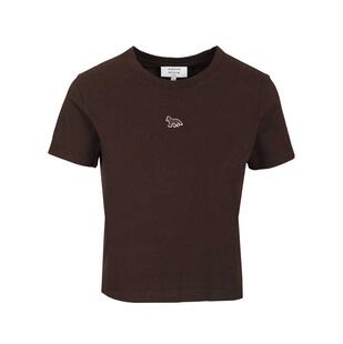 SS26 女士 Kitsuné Fox 棕色 Baby T恤 Maison