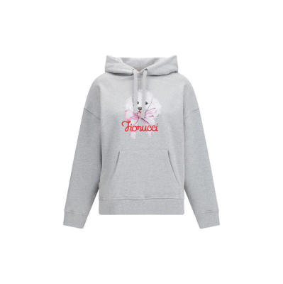 Fiorucci 女士 SS26 卫衣 宽松贵妇犬印花连帽衫