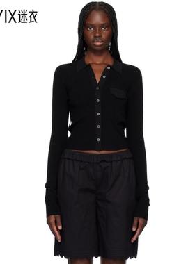 THE GARMENT 女士黑色 Madison Tight Polo 开衫 迷衣时尚