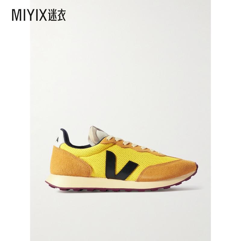 【春夏新品】Veja 男士Rio Branco Alveomesh 皮革边绒面革运动鞋
