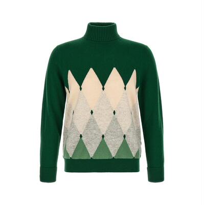 Ballantyne 巴兰缇妮 男士 服装 'Classic Diamond' intarsia...