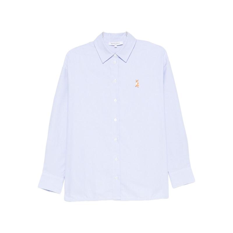 Maison Kitsuné 女士 FW25 衬衫 女士狐狸棉质衬衫