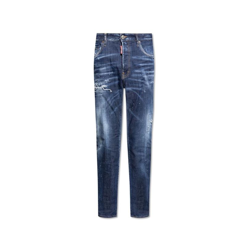 DSquared2 D二次方 男士 SS25 牛仔长裤 腰带袢牛仔裤图片