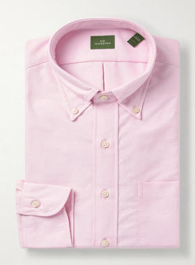 SID MASHBURN 男士 SS26 衬衫 领尖带扣式衣领棉质牛津衬衫