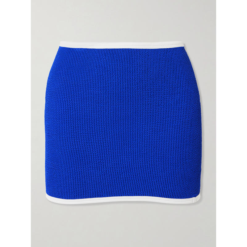 Hunza G 女士 SS26 罩衫 Devyn two-tone 多穿法绉条纹泳裙