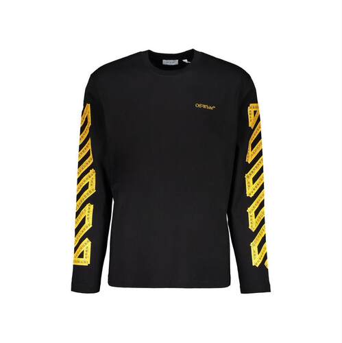 Off-White 男士 SS25 T恤 标志细节长袖