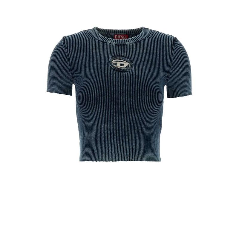 Diesel 女士 SS26 毛衣 M-Anchor-A-Ss 羅紋T卹