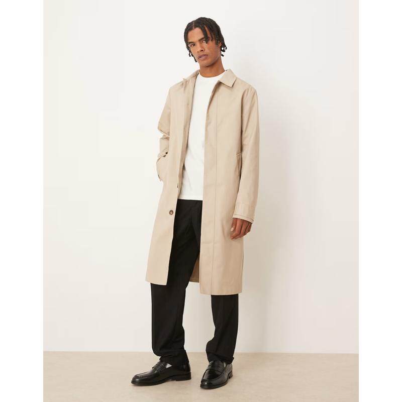 ASOS DESIGN 男士 夹克 设计石头色风衣