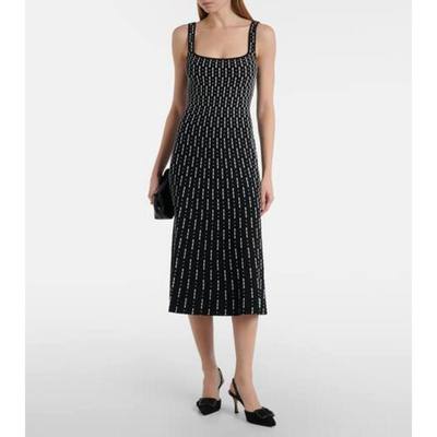 Staud 女士 中长连衣裙 Ellison 紧身针织中长连衣裙