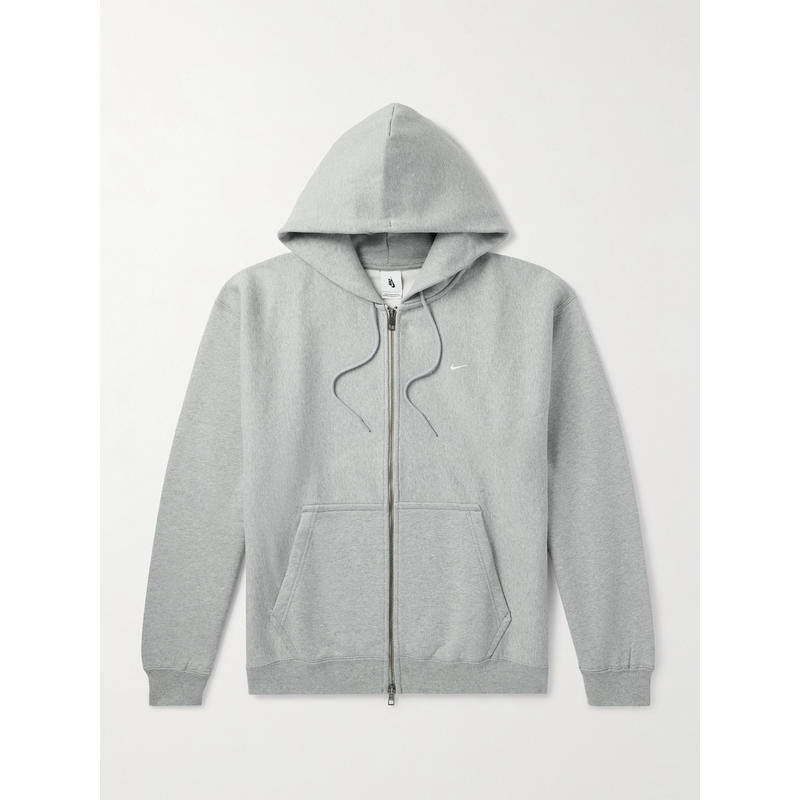 Nike 男士 卫衣 Solo '勾'Logo刺绣棉混纺针织连帽衫